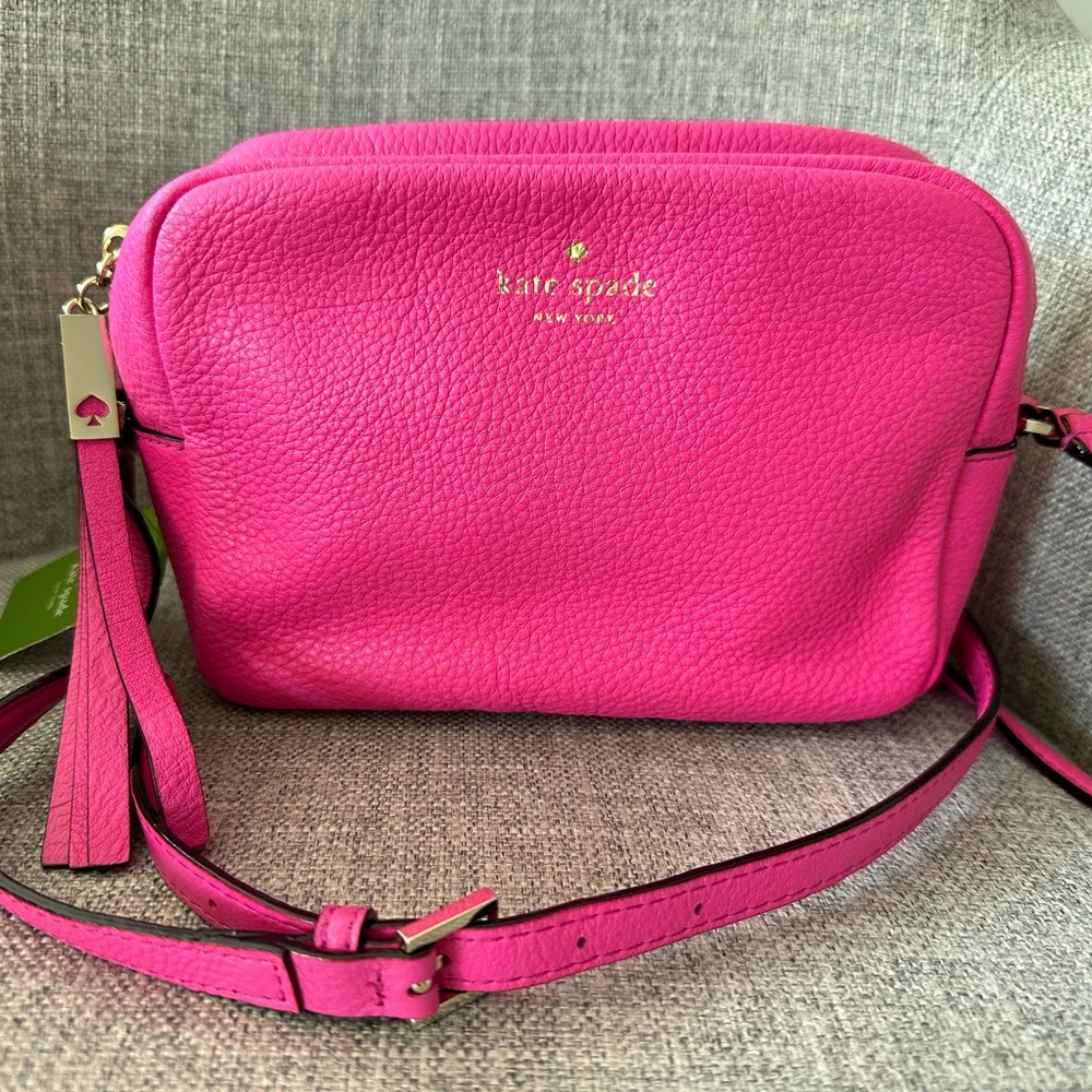 Kate Spade Mindy Cross Body Pink Bougenvillea